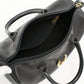 Dior Handbag Trotter pattern with logo Mini Boston bag PVC, leather black Women