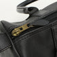 Dior Handbag Trotter pattern with logo Mini Boston bag PVC, leather black Women