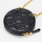 Dior S5092 UWHC Shoulder bag Dior Caro Pouch ChainShoulder Bag leather black Women