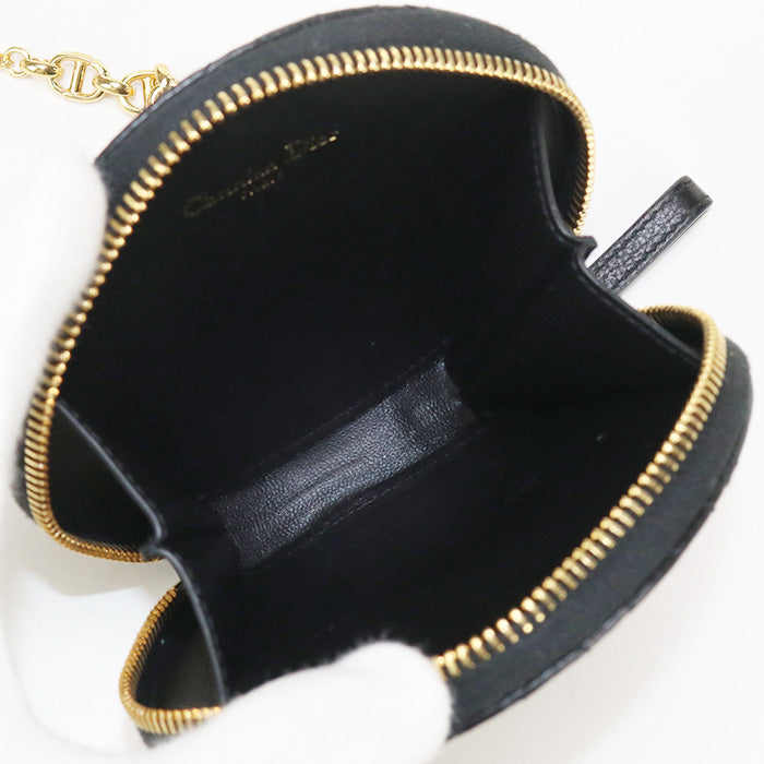 Dior S5092 UWHC Shoulder bag Dior Caro Pouch ChainShoulder Bag leather black Women