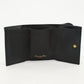 Dior Tri-fold wallet saddle leather black Women