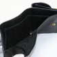 Dior Tri-fold wallet saddle leather black Women