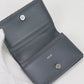 Dior 2ADCH166YKS Business card holder saddle name Jacquard/leather gray mens