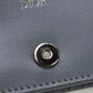 Dior 2ADCH166YKS Business card holder saddle name Jacquard/leather gray mens
