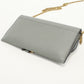 Dior CD88255 saddle Chain wallet leather gray Women