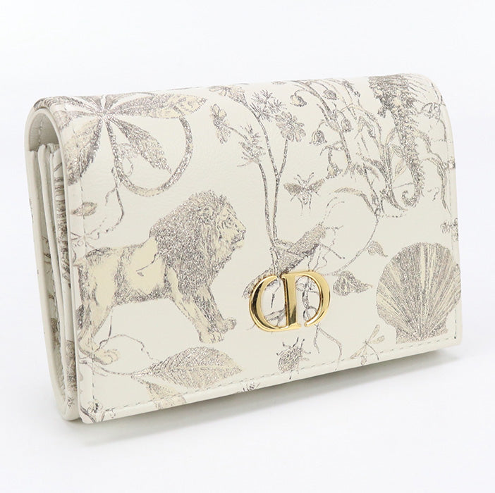 Dior S5132UBXP_M01E Bi-fold wallet Dior Caro Glycine Wallet leather White Women