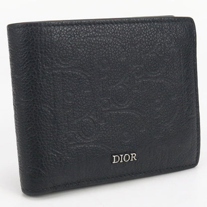 Dior Folded wallet Dior Gravity Folded wallet leather  black mens