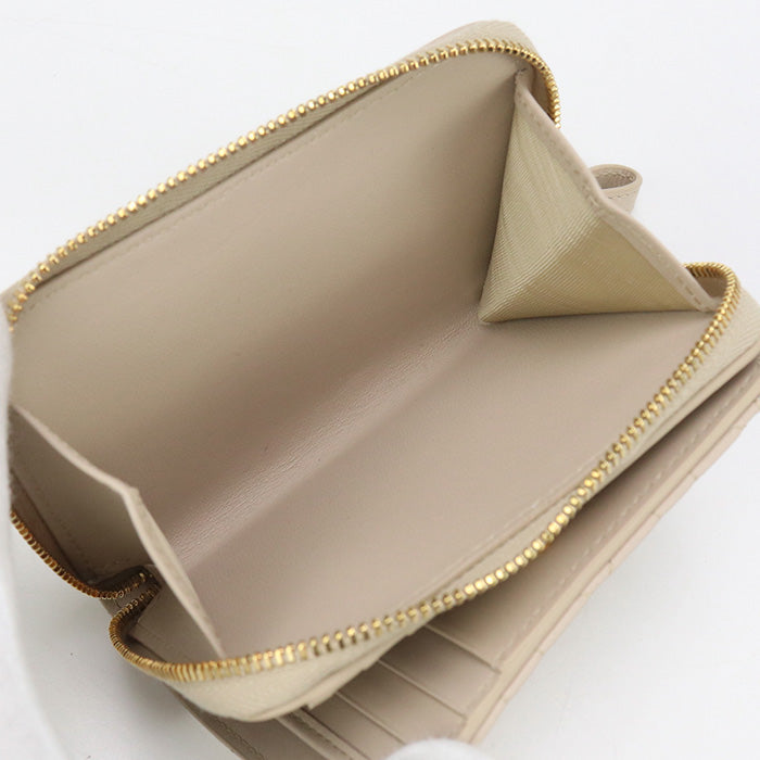 Dior S3111 Bi-fold wallet Dior Jolie Scarlett Wallet lambskin,Fake pearl beige Women