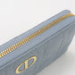 Dior PurseZip Around leather blue Women
