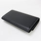 Dior CD94948 Long wallet CD Icon with double fold coin purse Calfskin black mens