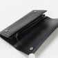 Dior CD94948 Long wallet CD Icon with double fold coin purse Calfskin black mens