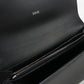 Dior CD94948 Long wallet CD Icon with double fold coin purse Calfskin black mens