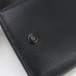 Dior CD94948 Long wallet CD Icon with double fold coin purse Calfskin black mens