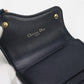 Dior CD94958 Wallet saddle Three fold wallet/Tri-fold wallet navy Women