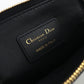 Dior S5177 UWHC M900 Lavender Wallet Dior Caro Coin Pocket Calfskin black Women