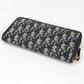 Dior S2094 UTZQ M928 Voyageur Long Wallet 30 PurseZip Around/Dior navy Women