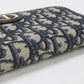 Dior S2094 UTZQ M928 Voyageur Long Wallet 30 PurseZip Around/Dior navy Women