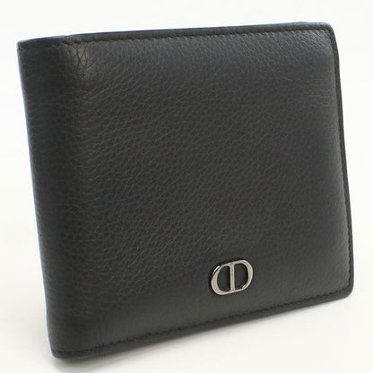 Dior 2ESBC027CDI Folded wallet CD ICON Folded wallet Calfskin black mens