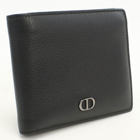 Dior 2ESBC027CDI Folded wallet CD ICON Folded wallet Calfskin black mens