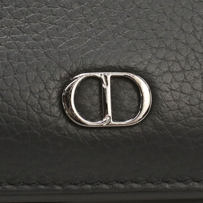Dior 2ESBC027CDI Folded wallet CD ICON Folded wallet Calfskin black mens