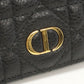 Dior Bifold Wallet Dior Caro Folded wallet leather black Women