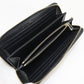 Dior Long zip wallet 30 Montaigne PurseZip Around leather black Women