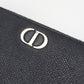 Dior Long zip wallet 30 Montaigne PurseZip Around leather black Women