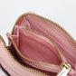 Dior S0985 ONMJ Zip coin case small Lady Dior Coin Pocket leather pink Women