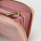 Dior S0985 ONMJ Zip coin case small Lady Dior Coin Pocket leather pink Women