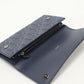 Dior 2ESBC328FGP Long wallet with double fold coin purse Calfskin blue Women