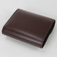 CELINE 10D783DPV.18CH Small flap wallet Triomphe Three fold Calfskin Brown Women