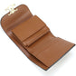 CELINE 10D78 3BZG.04LU Small flap wallet Triomphe Three fold lambskin Brown Women