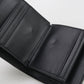CELINE 10D783DPV.38NO Small flap wallet Triomphe Tri-fold leather Black Women
