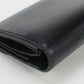 CELINE 10D783DPV.38NO Small flap wallet Triomphe Tri-fold leather Black Women