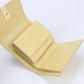 CELINE 10F52 3CQ7 Small trifold wallet 16 (Saise) Tri-fold leather Yellow Women