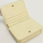 CELINE 10K62 3DPV Bi-fold wallet Triomphe Compact wallet Calfskin,leather yellow Women