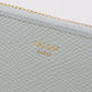 CELINE CE85884 small zip Folded wallet Calfskin blue Women