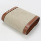 CELINE CE85912 Small flap wallet Triomphe Three fold wallet textile beige Women