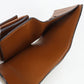 CELINE CE85912 Small flap wallet Triomphe Three fold wallet textile beige Women