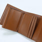 CELINE CE85912 Small flap wallet Triomphe Three fold wallet textile beige Women