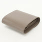 CELINE 10D78 3DPV Small flap Triomphe Three fold wallet Calfskin gray Women