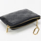 CELINE 10C663BFU 38NO Coin & card pouch Triomphe Calfskin Black Women