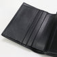 CELINE CE89625 Small trifold wallet Triomphe canvas PVC Black Women