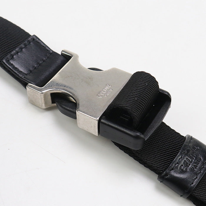 CELINE Belt bag Triomphe Jacquard body bag canvas mens