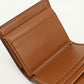 CELINE 10D78 Small flap wallet Triomphe Three fold wallet beige Women