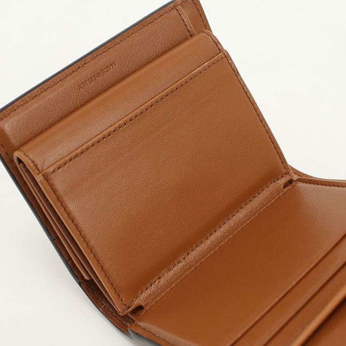 CELINE 10D78 Small flap wallet Triomphe Three fold wallet beige Women