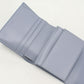 CELINE CE91437 Small Three fold wallet Calfskin Blue Women