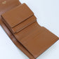CELINE CE93001 Triomphe canvas Three fold wallet PVC brown Women