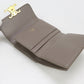 CELINE CE93330 Compact wallet with coin pocket Triomphe  Calfskin gray Women