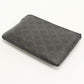 CELINE 10C66 2CA2.38NO Coin purse Triomphe canvas Coin Pocket PVC black Women